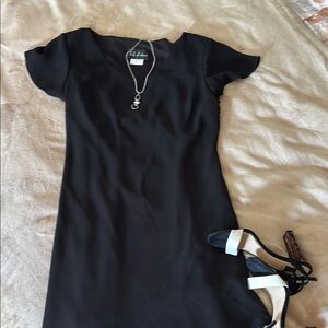 SL Fashions Black Mini Dress